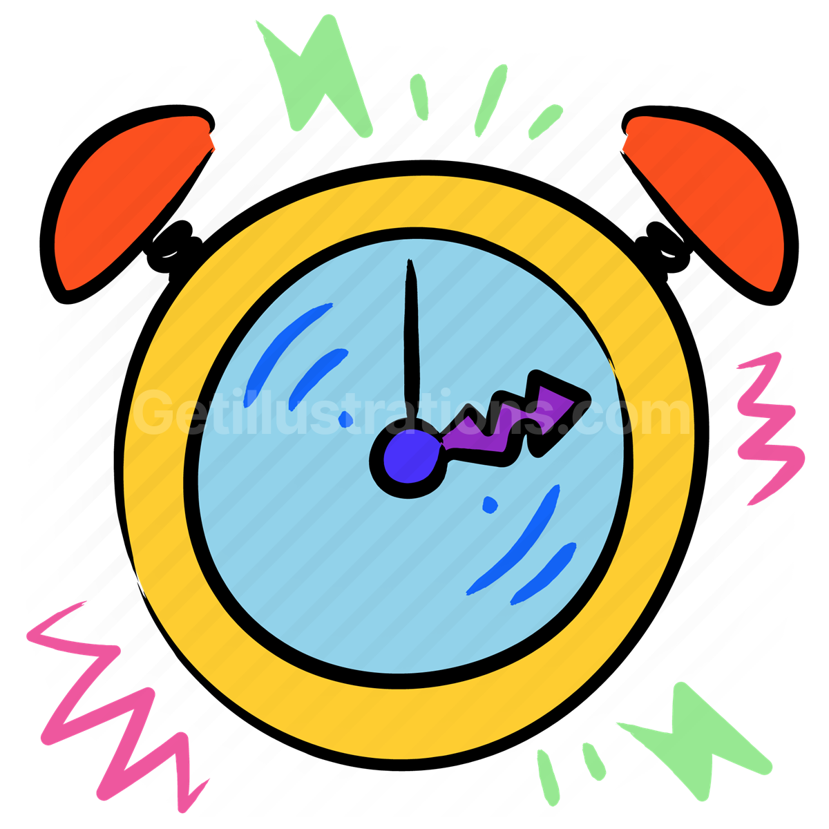 sticker, alarm, clock, deadline, stopwatch, stickers
